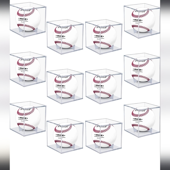 12 pack of clear baseball cases - Picture 1 of 4